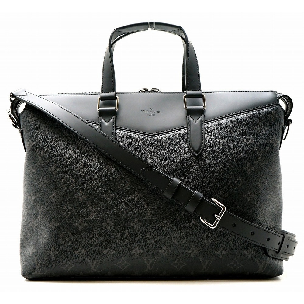 Louis Vuitton Black Monogram Eclipse Briefcase Ex… - image 2